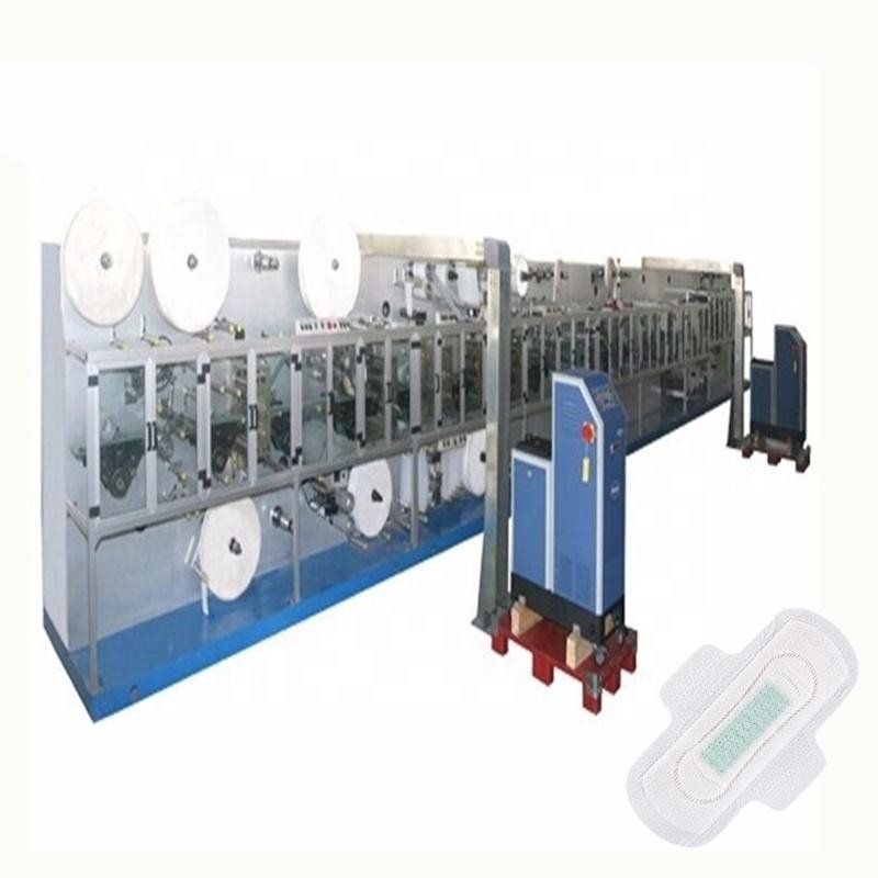 Women Hygienic Tampons Auto Splicing Sanitary Napkin Machine