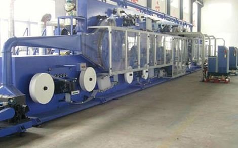 Adult diaper machine production line