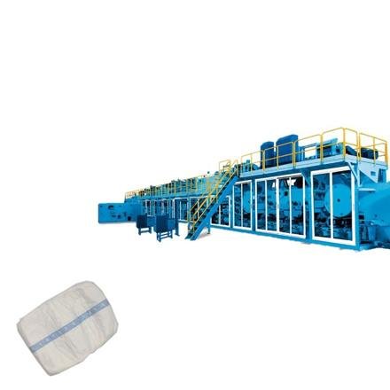China Supplier Newest CE approved Efficiency New small production line of Adult Diaper Machine photo 5
