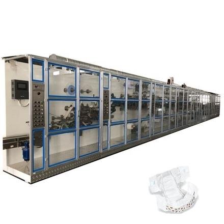 Small Scale Fully Automatic Baby Diaper Making Machine photo 2