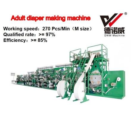 High Speed Incontinence Adult Diaper Making Machine photo 2