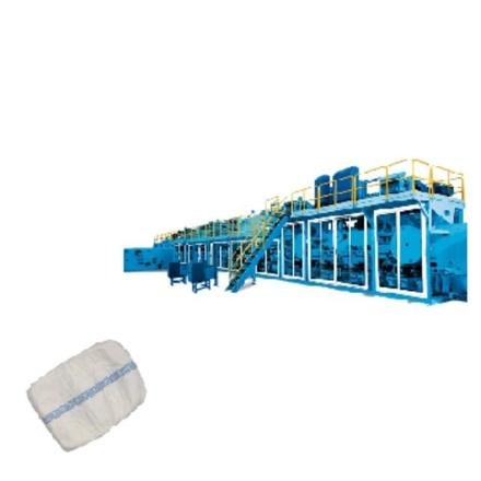 PLC Touch Screen Control Adult Diaper Making Machine photo 2