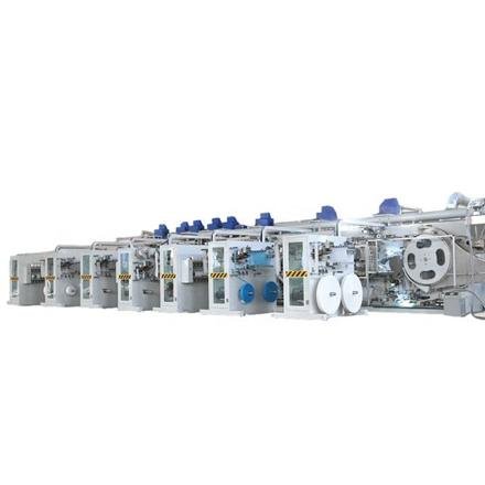High Speed Stable Production Baby Diaper Making Machine