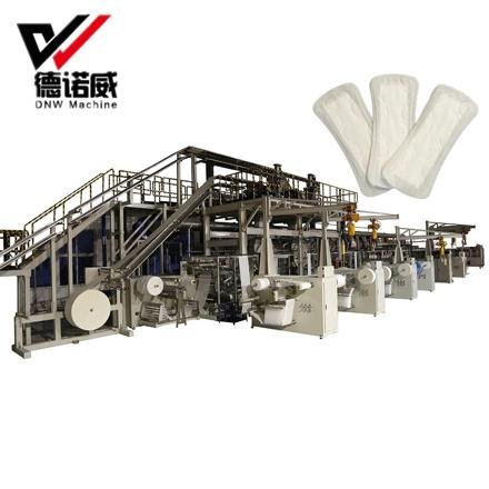 2021 hot sale Russia Exclusive Deal On sanitary napkin automatic production line equipment high speed photo 6