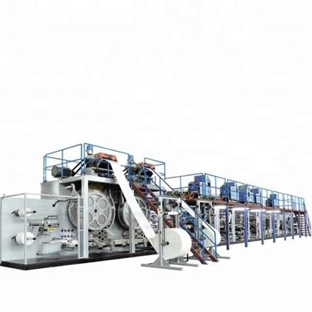 Large Absorption equipment production line for diaper linings baby pant style diaper machine