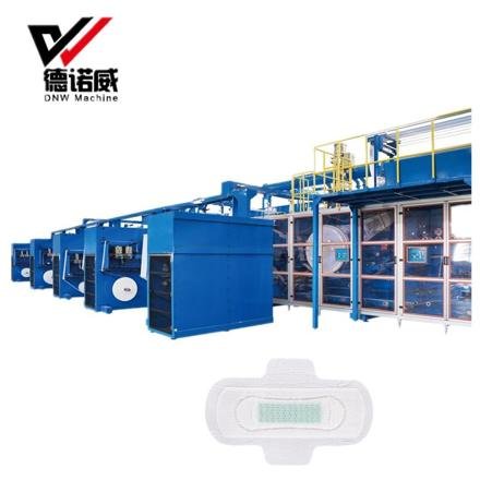 2021 full automatic ultra thin Top Quality sanitary napkin machine winged pads making production line photo 6