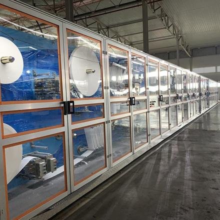 2021 Brand New CE Certificated full automatic servo stayfree pads sanitary napkins making machine photo 6